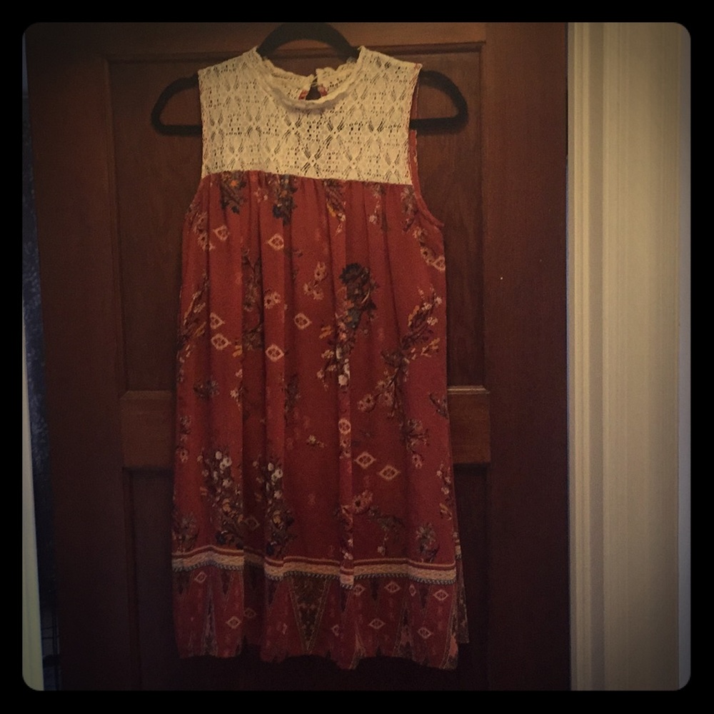 Floral & Lace Dress